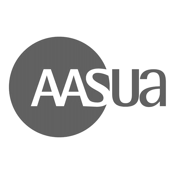 Logo of AASUA, representing case management integration with iMIS for streamlined communication and documentation.