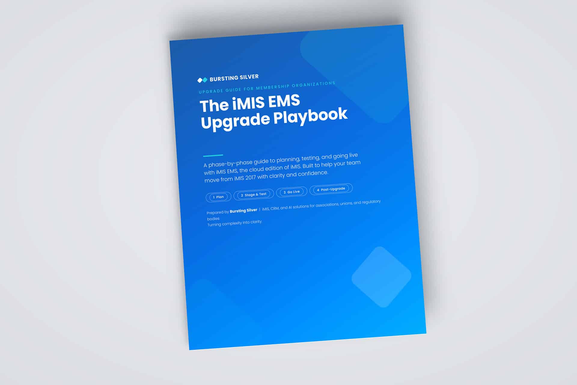 Bursting Silver iMIS EMS Upgrade Playbook